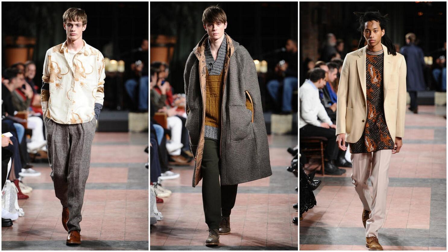 New York Fashion Week Billy Reid goes hawkish on texture Los